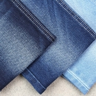 380gsm Pamuklu Polyester Spandex Denim Kumaş Şantuk Orta Streçli Koyu Mavi